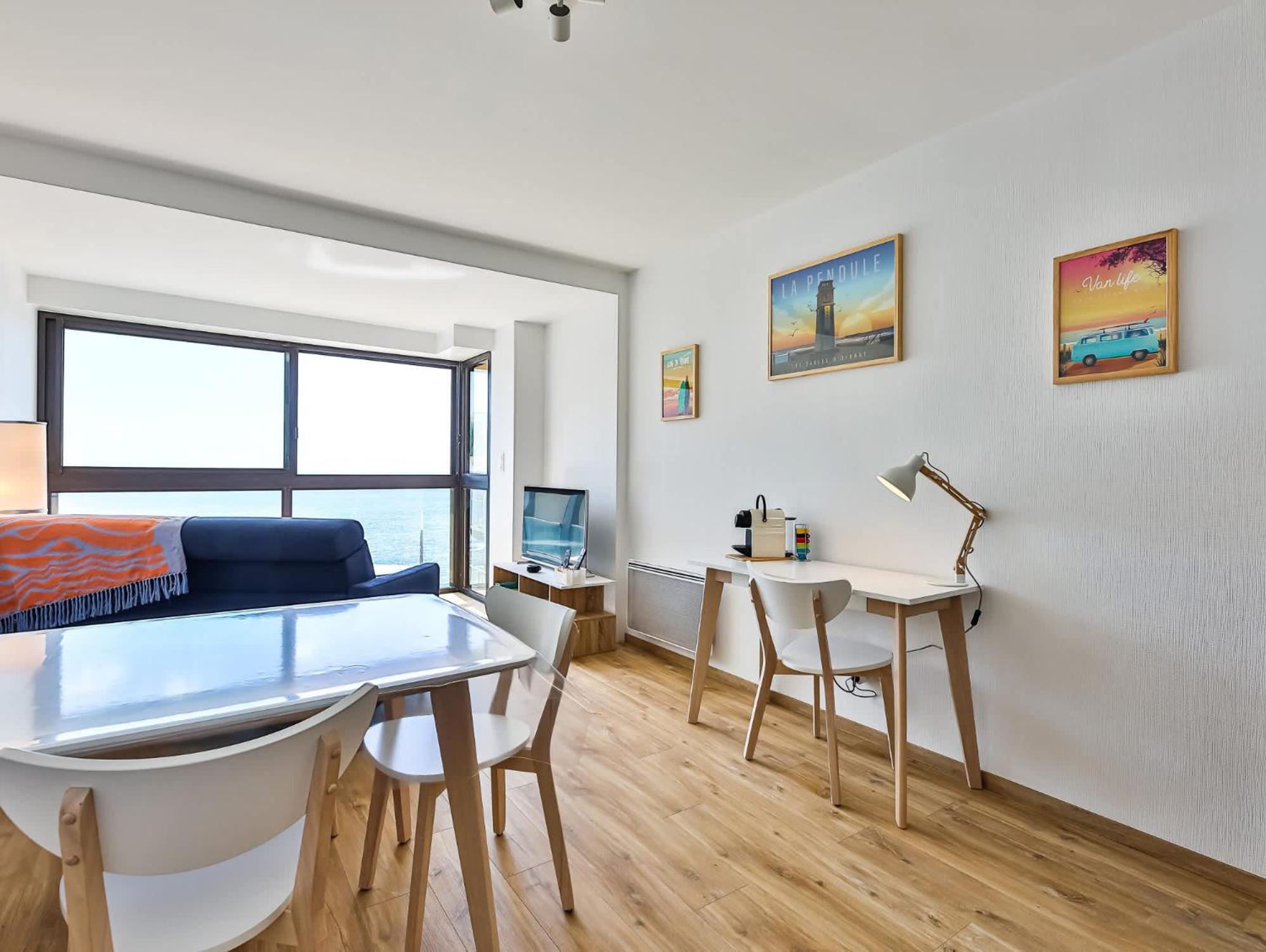 Appartement Au Pied De La Plage, Vue Imprenable Sur La Mer Les Sables-dʼOlonne 외부 사진